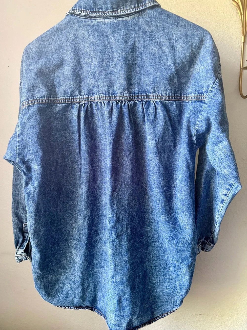 Pilcro Denim Button-Down Top by Anthropologie - Picture 6 of 6